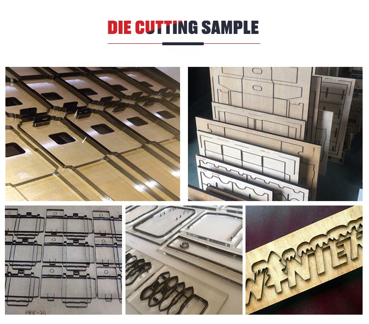 1900Watt Cross Table CO2 Laser Type Die Laser Cutting Machine For Packaging Box