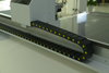 E Corrugated Board Cutting with Oscillating Knife of High Speed Digital Sample Cutting Machine